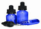 Draagbare Blauwe de Flessen Multifunctionele Hoge Duurzaamheid van het Glasdruppelbuisje met zelfs Dikte leverancier